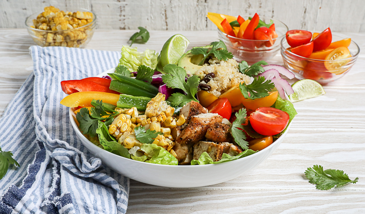 Tex Mex Chicken Meal Prep Bowls