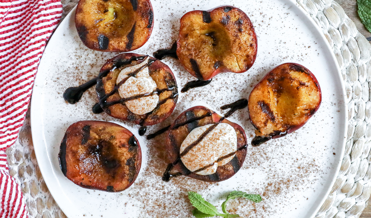 Recipe: Easy Grilled Peaches | MOBE